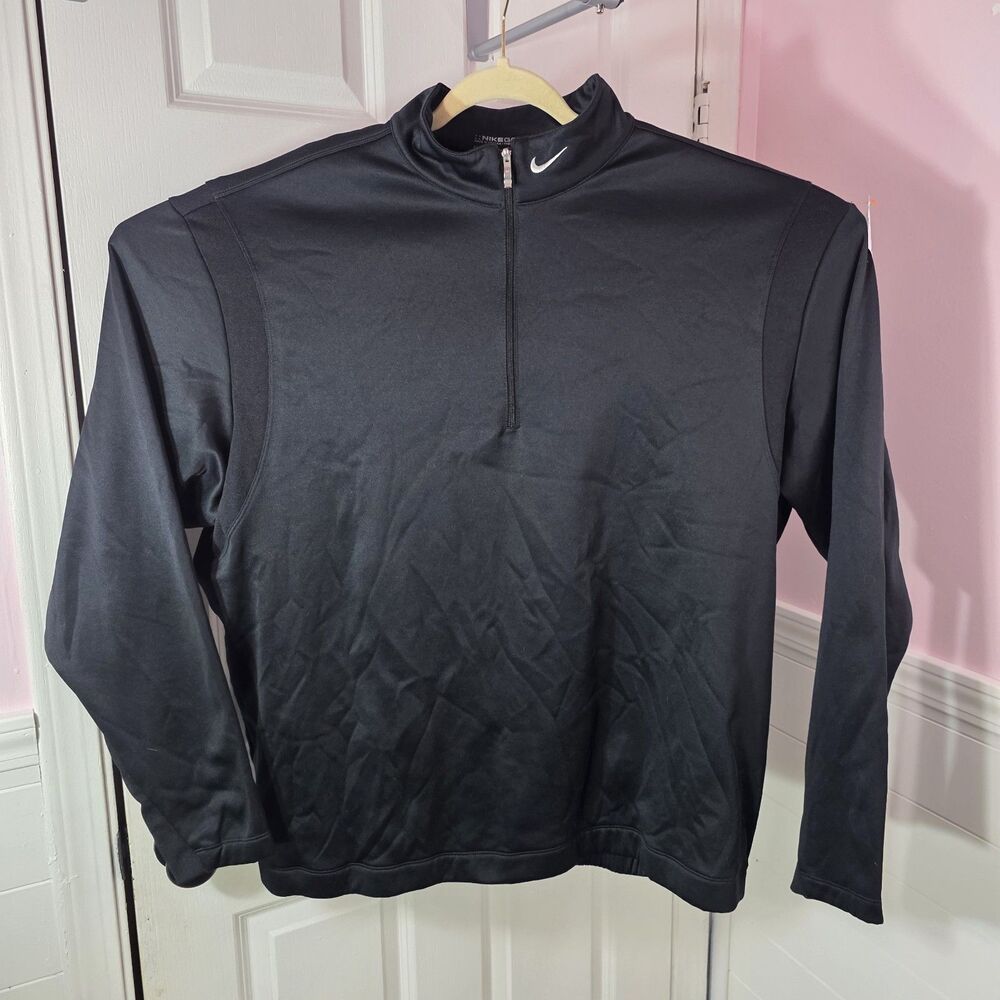 Nike Golf Therma-FIT Quarter Zip Pullover Men’s XL Black Fleece
